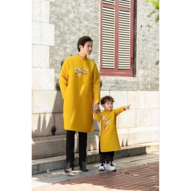 Áo dài cách tân nam 2.026 - Thiết kế đẹp, chất vải loại 1, giá rẻ 395.300 VND