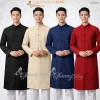 Áo Dài Cách Tân Nam 3 nút xẻ tà ADC153 - May sẵn Dự Tiệc Cưới Hỏi Lễ Tết