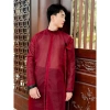 Áo Dài Cách Tân Nam 4 Tầng Voan Tơ Cao Cấp Trẻ Trung Thích Hợp Lễ Tết Giá 440k 7