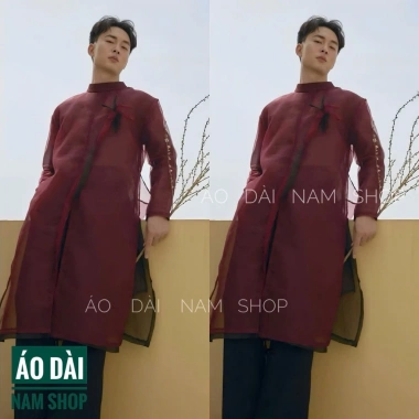 Áo Dài Cách Tân Nam 4 Tầng Voan Tơ Cao Cấp Trẻ Trung Thích Hợp Lễ Tết Giá 440k 10 Áo Dài Cách Tân Nam 4 Tầng Voan Tơ Cao Cấp Trẻ Trung Thích Hợp Lễ Tết Giá 440k 10