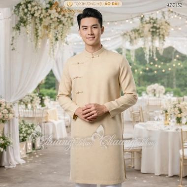 Áo Dài Cách Tân Nam 5 Nút Dáng Xưa ADC152 - Dự Tiệc Cưới Hỏi, Giá 351.000 VND