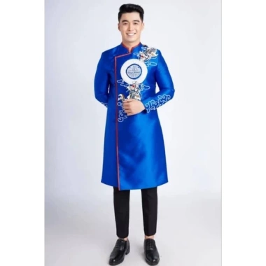 Áo dài cách tân nam cao cấp lụa chất lượng - Thiết kế đẹp, giá rẻ 339k (bán sỉ) 8 Áo dài cách tân nam cao cấp lụa chất lượng - Thiết kế đẹp, giá rẻ 339k (bán sỉ) 8