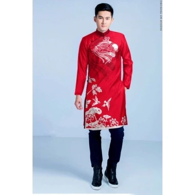 Áo dài cách tân nam cao cấp lụa chất lượng - Thiết kế đẹp, giá rẻ 339k (bán sỉ) 9 Áo dài cách tân nam cao cấp lụa chất lượng - Thiết kế đẹp, giá rẻ 339k (bán sỉ) 9
