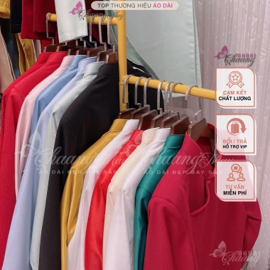 Áo dài cách tân nam Chaang ADC821 - Đỏ đen trắng hồng, may sẵn, đẹp chụp hình tiệc cưới, giảm giá 7