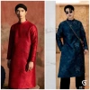 Áo dài cách tân nam đẹp tapta dệt 2 mặt, phom đứng, giá sỉ 377.000 VND 2