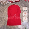Áo dài cách tân nam đỏ Chaang May vải phom vestton dày dặn, tiệc cưới lễ tết ADC146 6
