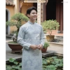 Áo dài cách tân nam gấm Chaang ADC149 - May sẵn, đẹp cho tiệc cưới, lễ Tết, chụp hình 7