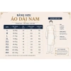 Áo Dài Cách Tân Nam Gấm Vân Nổi Lộc Phát - 600k, Giảm 500k, Sang Trọng 9