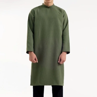 Áo dài cách tân nam LADOS 19.194 chất xược bố dày dặn - Form suông không kèm, giảm 249k