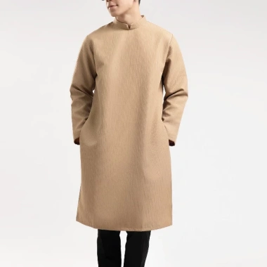 Áo dài cách tân nam LADOS 19.194 chất xược bố dày dặn - Form suông không kèm, giảm 249k