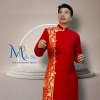 Áo Dài Cách Tân Nam Vải Tuyết Mưa & Gấm - Họa Tiết Rồng Vàng Độc Đáo | Minh Phát MPP1.003 - Giá 450.000đ 8