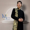 Áo Dài Cách Tân Nam Vải Tuyết Mưa & Gấm - Họa Tiết Rồng Vàng Độc Đáo | Minh Phát MPP1.003 - Giá 450.000đ 10