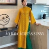 Áo dài cách tân nữ dáng suông chất gấm niên hoa – Độc đáo, sang trọng, đẹp, thiết kế tinh tế, phù hợp lễ tết, chụp hình – Giá 169k 3