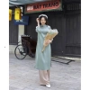 Áo dài cách tân nữ tết mấn ngọc nhung lụa – truyền thống, giá 255k, chất liệu mềm mại 3