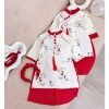 Áo dài cách tân Tết trẻ em 10-30kg họa tiết ngộ nghĩnh, vải mềm mịn, giảm 128k 2