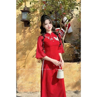 Áo dài cách tân Thiều Hoa màu đỏ tafta cao cấp, óng đẹp, chuẩn form, độc quyền thiết kế, phù hợp mọi dịp - Ưu đãi giảm giá, giá chỉ 170.000₫ 7 Áo dài cách tân Thiều Hoa màu đỏ tafta cao cấp, óng đẹp, chuẩn form, độc quyền thiết kế, phù hợp mọi dịp - Ưu đãi giảm giá, giá chỉ 170.000₫ 7