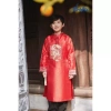Áo dài Chippo Minh Long cách tân bé trai 7‑16 tuổi size 22‑60kg, giảm còn 285k đón Tết 4