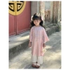 Áo dài cổ tết thừng 3 màu cho bé gái - Sang trọng, giá ưu đãi 109.999đ