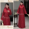 Áo dài cưới Phong Vân ADC882 lụa ren nhũ suông bầu, cô dâu và chú rể dự tiệc hỏi đẹp - 486.675₫ 10