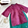 Áo dài Diệu Lam bé gái 8-35kg chất liệu tơ ánh kim cao cấp, giảm giá 350.000đ