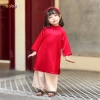Áo Dài Fbaby trẻ em trơn cao cấp, mềm mại, phù hợp Tết, đi chơi, sự kiện - giảm 23% 2