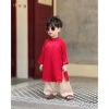 Áo Dài Fbaby trẻ em trơn cao cấp, mềm mại, phù hợp Tết, đi chơi, sự kiện - giảm 23% 4