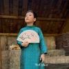 Áo dài gấm cách tân cho bé trai - Hoa văn cổ điển Á Đông, không kèm quần, giá ưu đãi 189k 8