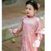 Áo Dài Gấm Hòng Cổ Điển Size 10-30kg Cho Bé Gái - Mặc Tết Giá Ưu Đãi 190k