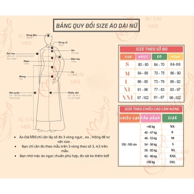 Áo dài gấm suông cao cấp MIXI - Cách tân nữ trẻ, sang trọng cho đám cưới, lễ tết - Giá 180.000₫ 9