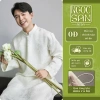Áo Dài Gấm Tết Cách Tân Nam Khải Thiên Trắng Thanh Lịch Bigsize – Ngọc San 466k
