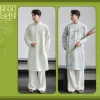 Áo Dài Gấm Tết Cách Tân Nam Khải Thiên Trắng Thanh Lịch Bigsize – Ngọc San 466k 6