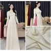 Áo dài gấm Thiên Điệp cổ cao 3cm, ít nhăn, kiểu giáng truyền thống - Giá 390.000đ 8