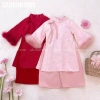 Áo dài GIAI Ý bé gái 8-30kg - Tặng bờm ngọc trai, giảm giá, chỉ 230.000đ (B131)