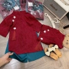 Áo Dài Giao Yến gấm mềm + quần lụa xinh cho bé gái 8‑30kg Tết Vivibaby giảm 179.999₫ 3