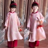 Áo Dài Hồng Đỏ Cổ Tàu Đính Charm Rơi - Đẹp Sang Tết 2.026 Giá Ưu Đãi 360.000 VND