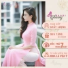 Áo dài hồng phấn CHAANG may sẵn cổ vuông tay lỡ, đính ngọc, vải lụa sang trọng, thiết kế độc đáo – Giá 261.124₫ 10