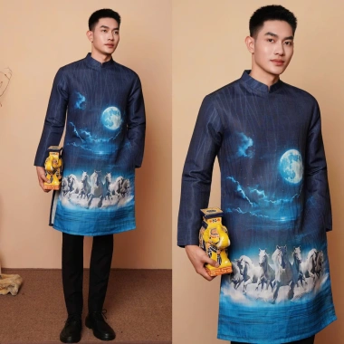 Áo dài Kay big size 2.026 - Thiết kế thời trang, giá chỉ 599.000₫, giảm từ 742.760₫ 5 Áo dài Kay big size 2.026 - Thiết kế thời trang, giá chỉ 599.000₫, giảm từ 742.760₫ 5