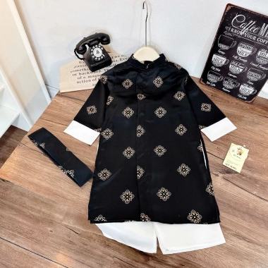 Áo Dài LATIN Cách Tân 2.026 Hỏa tốc HCM cho Bé Trai kèm Quần và Mấn - Giá chỉ 229k 3