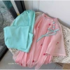 Áo Dài Lụa Mềm Đính Nơ Họa Tiết Siêu Xinh Size 10-40kg - Giá ưu đãi 220k 7