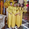 Áo dài lụa tay phồng Chaang ADC558: May sẵn, tay bồng, lụa tây sang trọng, giá 261k 9