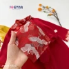 Áo dài lụa Tết bé trai phối gấm hạc sịn sò - Giá chỉ 269.000đ, giảm từ 347.010đ 9