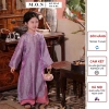 Áo Dài Mẹ Bé Cát Tường Tơ Tằm Ánh Kim Siêu Xinh Màu Tím – Giá 330.000