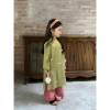 Áo Dài mẹ và bé cổ tròn đính nơ lụa - Thiết kế lễ Tết xinh đẹp, chỉ 240.000đ 2