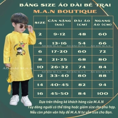 Áo dài nam & bé trai đỏ vân hoa cúc gấm mềm - GIAO GẤP 4H - Áo Dài Tết 269k 8