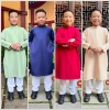 Áo Dài Nam Bé Trai Độn Vai 2Vai Thẳng Rộng MR TWINS KID 10-46kg Không kèm quần