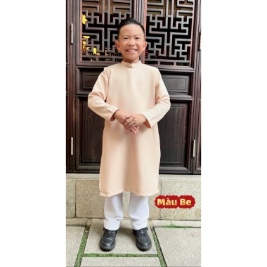 Áo Dài Nam Bé Trai Độn Vai 2Vai Thẳng Rộng MR TWINS KID 10-46kg Không kèm quần