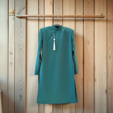 Áo Dài Nam Cách Tân Cotton Hàn Mềm Mát - Dùng Tết, Chụp Ảnh, Cưới Hỏi KT01 296k 6