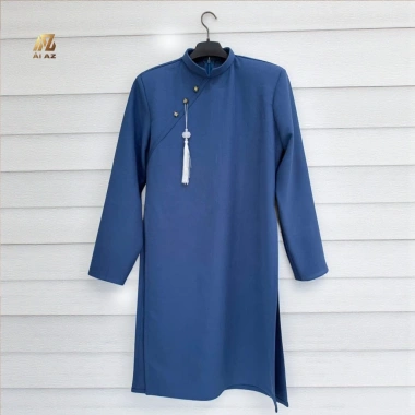 Áo Dài Nam Cách Tân Cotton Hàn Mềm Mát - Dùng Tết, Chụp Ảnh, Cưới Hỏi KT01 296k 7