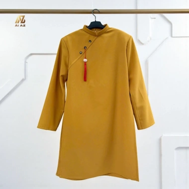 Áo Dài Nam Cách Tân Cotton Hàn Mềm Mát - Dùng Tết, Chụp Ảnh, Cưới Hỏi KT01 296k 8