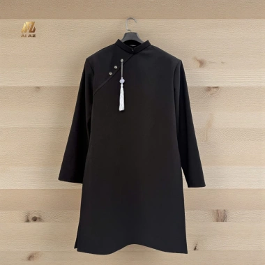 Áo Dài Nam Cách Tân Cotton Hàn Mềm Mát - Dùng Tết, Chụp Ảnh, Cưới Hỏi KT01 296k 10